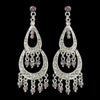 * Earring 804 Silver Light Amethyst