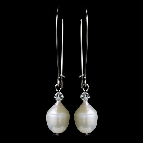 Freshwater Pearl Bridal Wedding Earrings E 8206