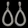* Earring 8244 Silver Clear