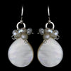 Freshwater Pearl & Shell Bridal Wedding Necklace & Earring Set NE 8253