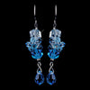 Bridal Wedding Aqua Crystal Bridal Wedding Earrings E 8259