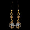 * Earring 8268 Gold Light Brown