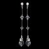 Earring 8356 Silver Clear