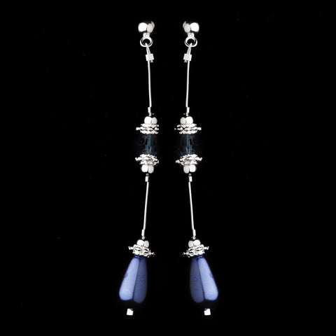 Earring 8357 Blue