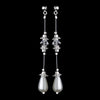 Bridal Wedding Necklace Earring Set NE 8357 White