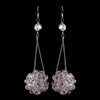 * Pink Beaded Ball Earring Set 8551