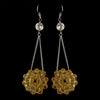 * Topaz Beaded Ball Earring Set 8551