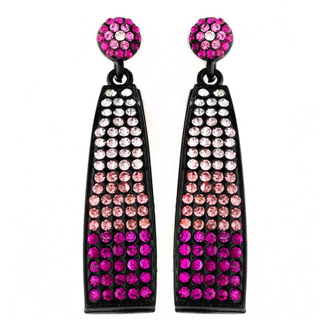 Pink Mix Bell Shaped Dangle Earring Set 8562