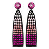 Pink Mix Bell Shaped Dangle Earring Set 8562
