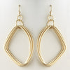 Gold Hoop Bridal Wedding Earrings 9516
