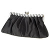 Chic Satin Clear Rhinestone Bridal Wedding Evening Bag 302