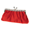 Chic Satin Clear Rhinestone Bridal Wedding Evening Bag 302
