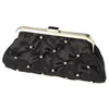 Enchanting Satin Clear Rhinestone Bridal Wedding Evening Bag 303
