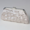 Enchanting Satin Clear Rhinestone Bridal Wedding Evening Bag 303