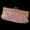 Gorgeous Pleated Satin Beaded Bridal Wedding Evening Bag 304