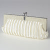 Gorgeous Pleated Satin Beaded Bridal Wedding Evening Bag 304