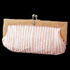 Gorgeous Pleated Satin Beaded Bridal Wedding Evening Bag 304