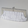 Gorgeous Pleated Satin Beaded Bridal Wedding Evening Bag 304