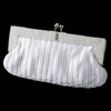 Gorgeous Pleated Satin Beaded Bridal Wedding Evening Bag 304