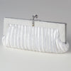 Gorgeous Pleated Satin Beaded Bridal Wedding Evening Bag 304