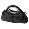Satin Bridal Wedding Evening Bag 311 with Rhinestone Accented Handles