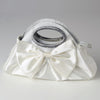 Satin Bridal Wedding Evening Bag 311 with Rhinestone Accented Handles