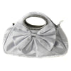 Satin Bridal Wedding Evening Bag 311 with Rhinestone Accented Handles