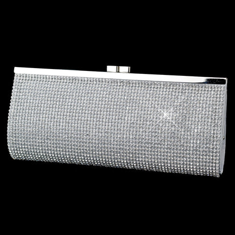 Clear Crystal Bridal Wedding Evening Bag 332