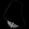 Rhodium Vintage Bridal Wedding Hair Bridal Wedding Elastic Headband 211