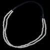 White Pearl Bridal Wedding Hair Bridal Wedding Elastic Headband 244