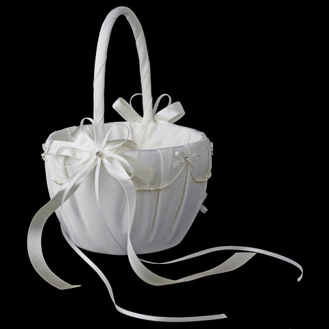 Pretty Bridal Wedding Flower Girl Basket FB 71