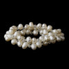 Freshwater Pearl Stretch Bridal Wedding Bracelet FC B 0737