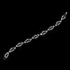 Silver Navy & Clear Marquise Rhinestone Bridal Wedding Bracelet 4054