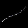 Silver Navy & Clear Marquise Rhinestone Bridal Wedding Bracelet 9344