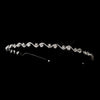 Silver Clear Rhinestone Wavy Bridal Wedding Headband Headpiece 1126