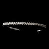Silver Clear Rhinestone Bridal Wedding Headband Headpiece 1638