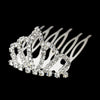 Silver Clear Rhinestone Small Baby Doll Bridal Wedding Tiara Bridal Wedding Hair Comb Headpiece 6063