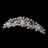 Silver Clear Swarovski Crystal Bead & Rhinestone Bridal Wedding Tiara Headpiece 6286