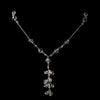Silver Clear Swarovski Crystal Bead Bridal Wedding Necklace 2018