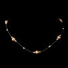 Silver Pink Pearl Illusion Bridal Wedding Necklace 8601
