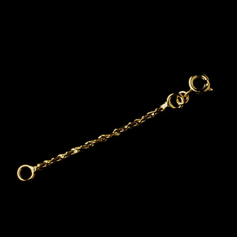 Gold Twist Chain Spring Bridal Wedding Ring Extender 2001