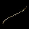 3" Gold Fish Hook Extender 3mm Rhinestone