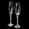 FL 833 Black & White Swirl Flutes