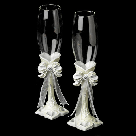 Elegant Bow Flutes 1745