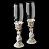 Purple Sweet 15 Girl Wedding Toasting Champagne Flutes