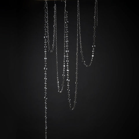 Acrylic Clear Hand Strung Garland 3