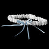 Bridal Wedding Garter 188 with Blue Ribbon
