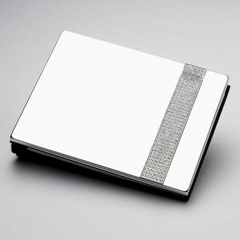 Silver Glitter Galore Bridal Wedding Guest Book 3944