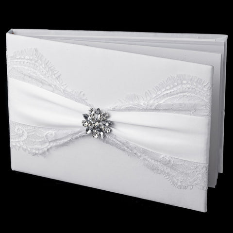 Ribbon & Bridal Wedding Brooch Bridal Wedding Guest Book 848