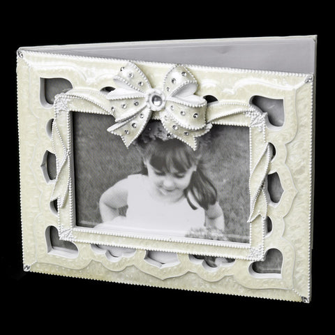 Bridal Wedding Guest Book Elegant Bow 1743